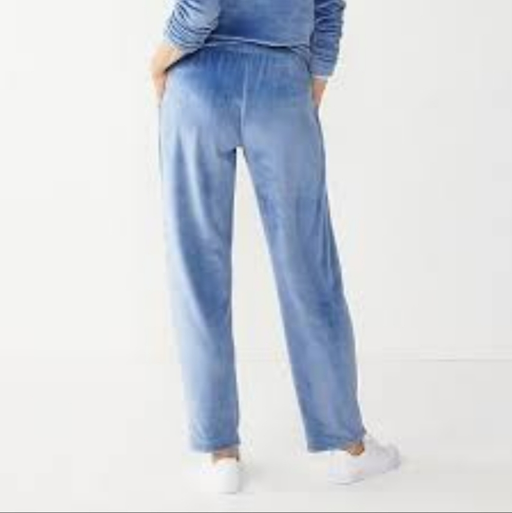 NWT Croft & Barrow Lush Velour Pant XXL Short